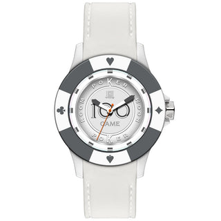 LIGHT TIME Mod. POKER - White / Grey