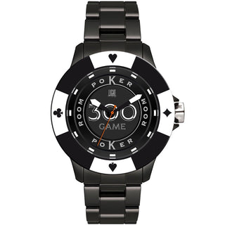 LIGHT TIME Mod. POKER - Black - White