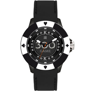 LIGHT TIME Mod. POKER - Black / White