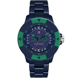 LIGHT TIME Mod. POKER - Blue / Green